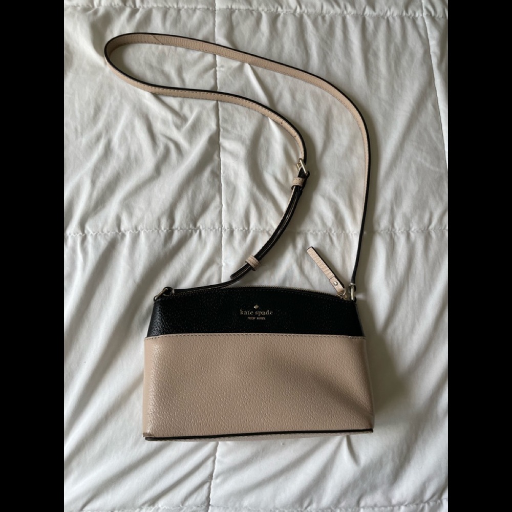 Kate Spade Millie grove street black and pink crossbody